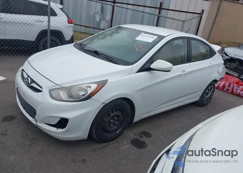 2014 Hyundai Accent Gls z USA, uszkodzony, nr VIN KMHCT4AE3EU714089
